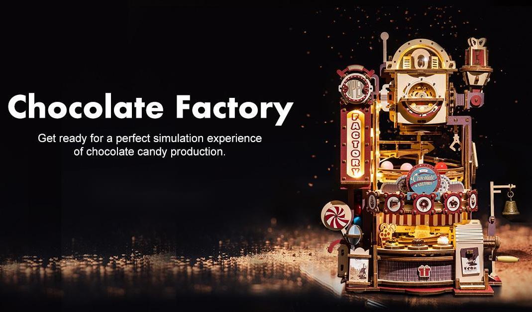 Build Your Own Chocolate Factory A New Member of Marble Run ROKR Chocolate Factory LGA02