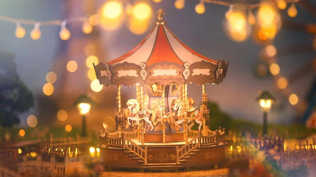 Rolife Classic Carousel Elegance in Motion
