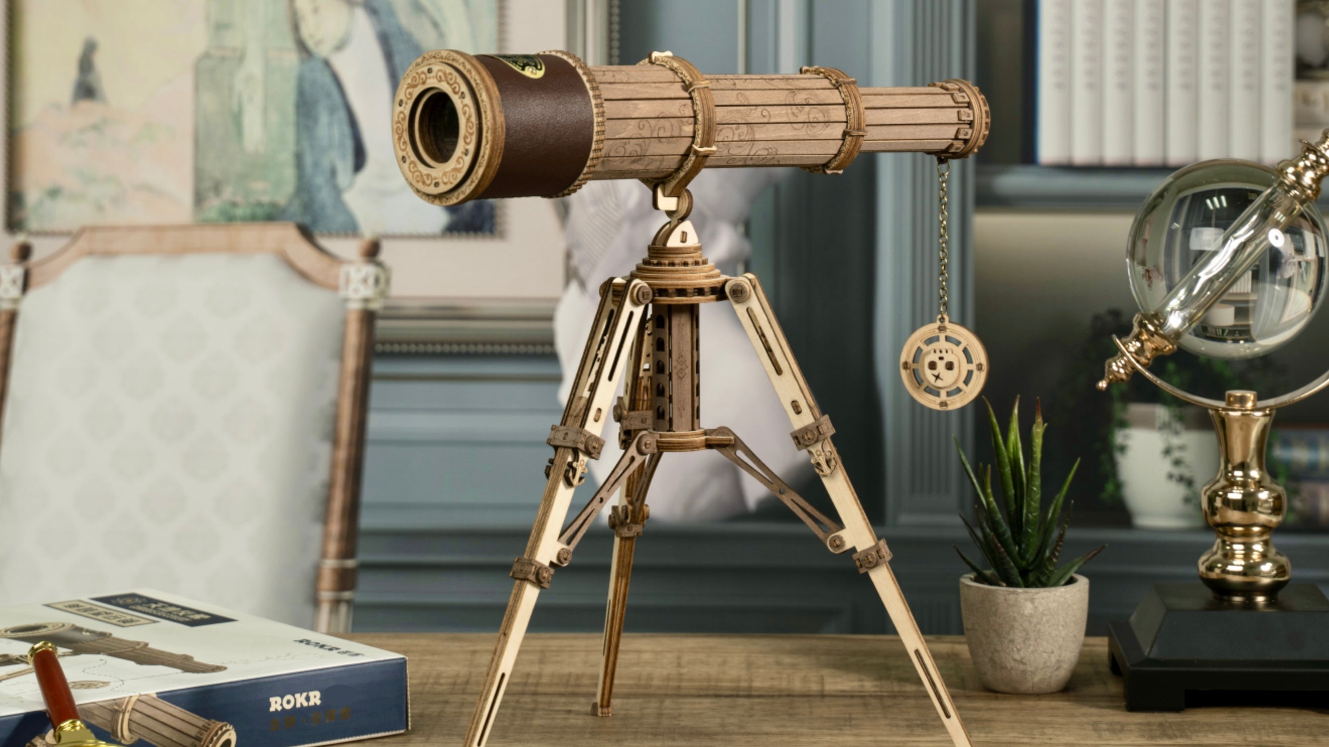 Introducing The Stylish ROKR Monocular Telescope 3D Wooden Puzzle
