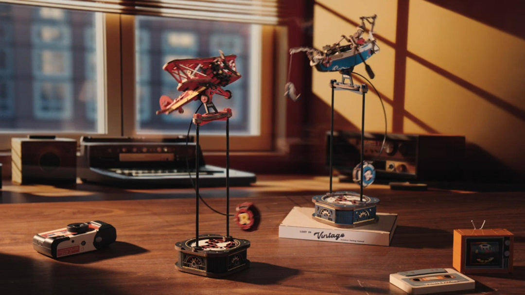 ROKR Ocean Fisher Wooden 3D Puzzle Gravity Swing Mechanical