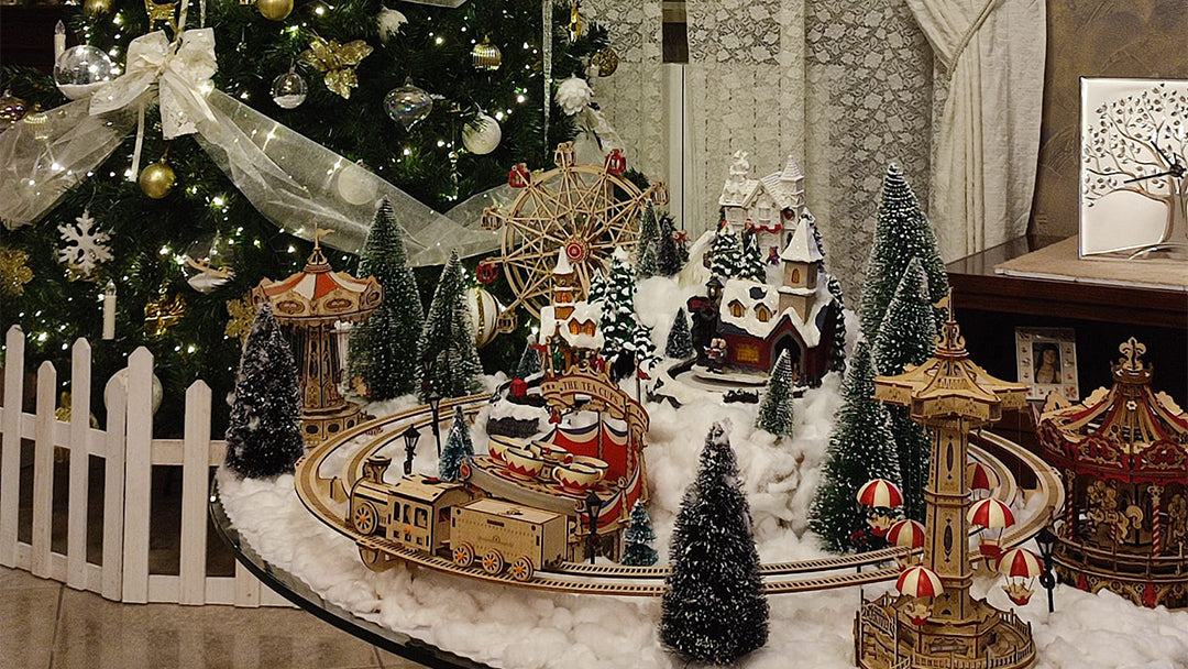 Have A Creative Christmas with The Robotime Amusement Park 3D Puzzles