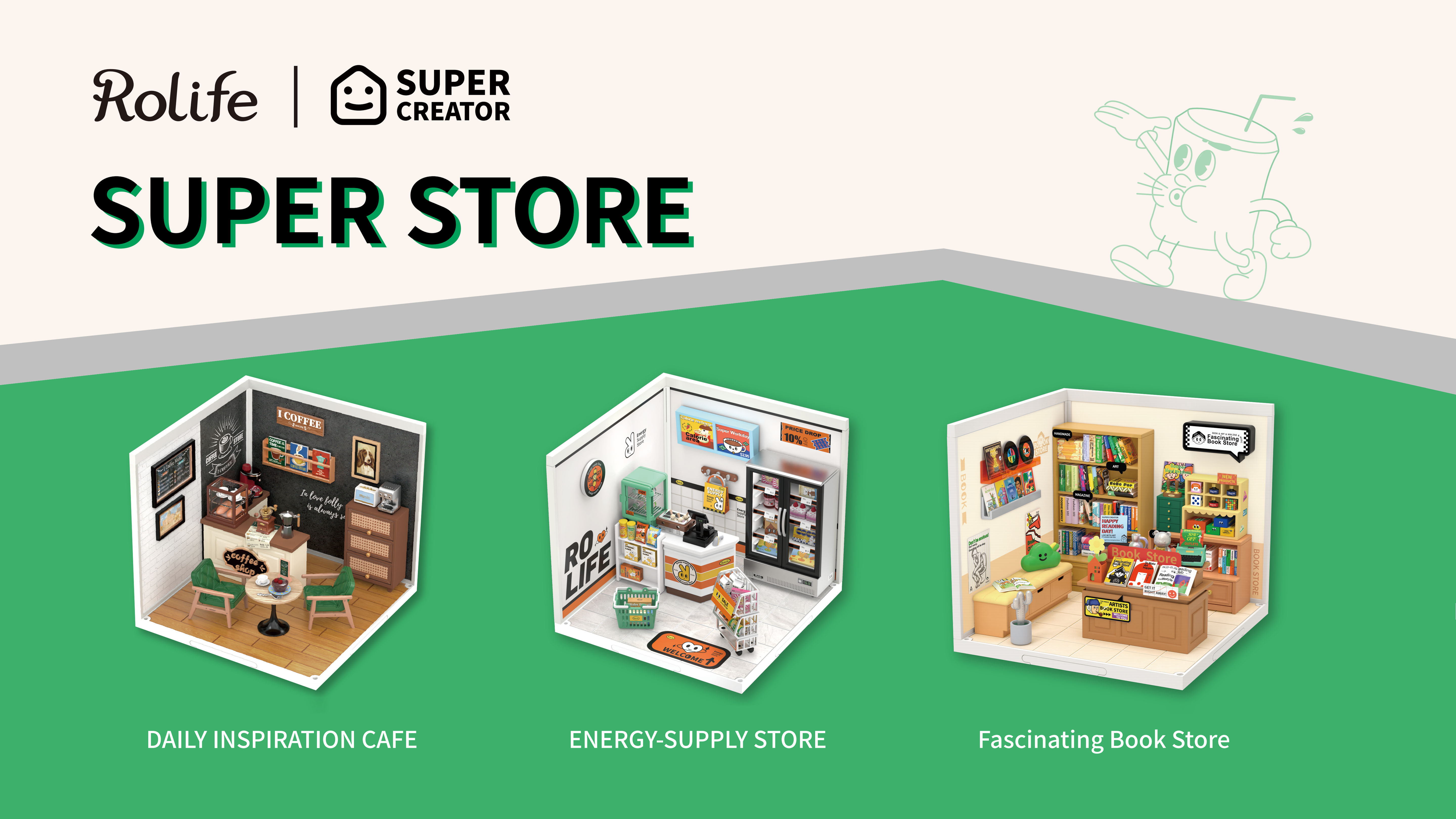 Rolife Super Creator New DIY Assembly Kits