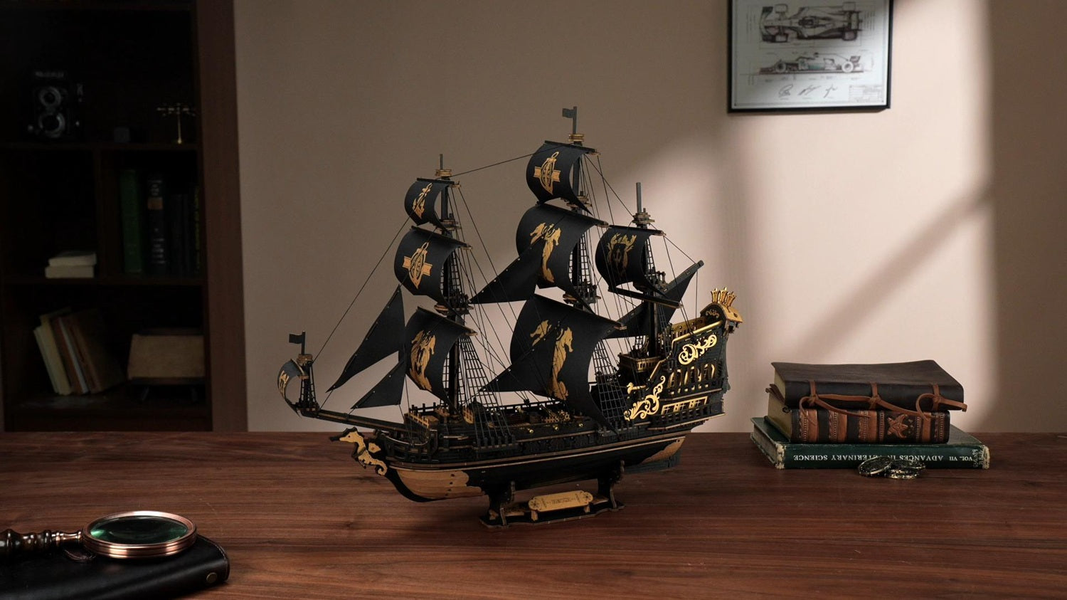 ROKR The Seahorse Barque 3D Puzzle As Decoration