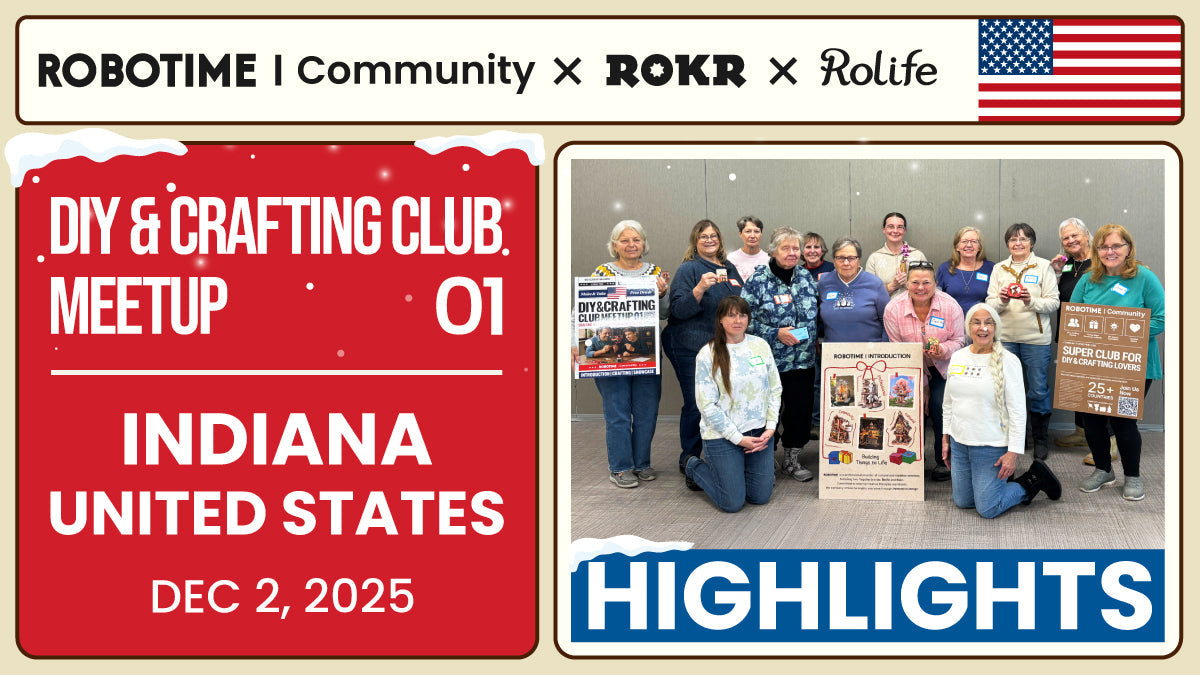 Robotime DIY Fan Meetup at Indiana USA