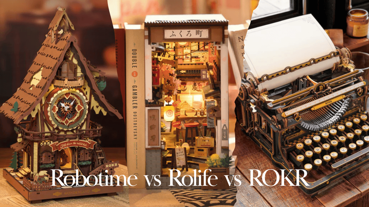 Robotime Vs Rolife Vs ROKR