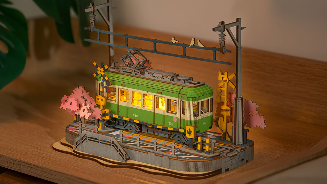 Rolife Sakura Journey A Beautiful Spring Station