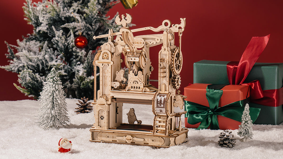 Introducing ROKR New 3D Wooden Puzzle The Classic Printing Press