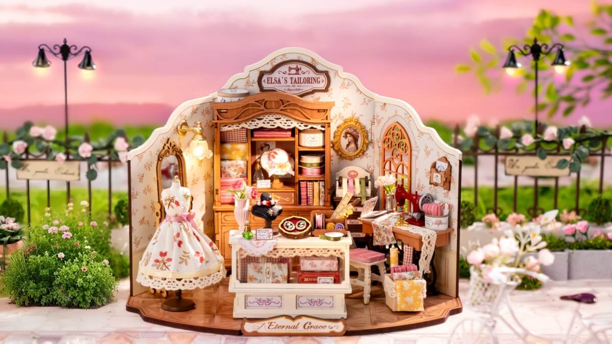 elsa's tailoring diy miniature house new release