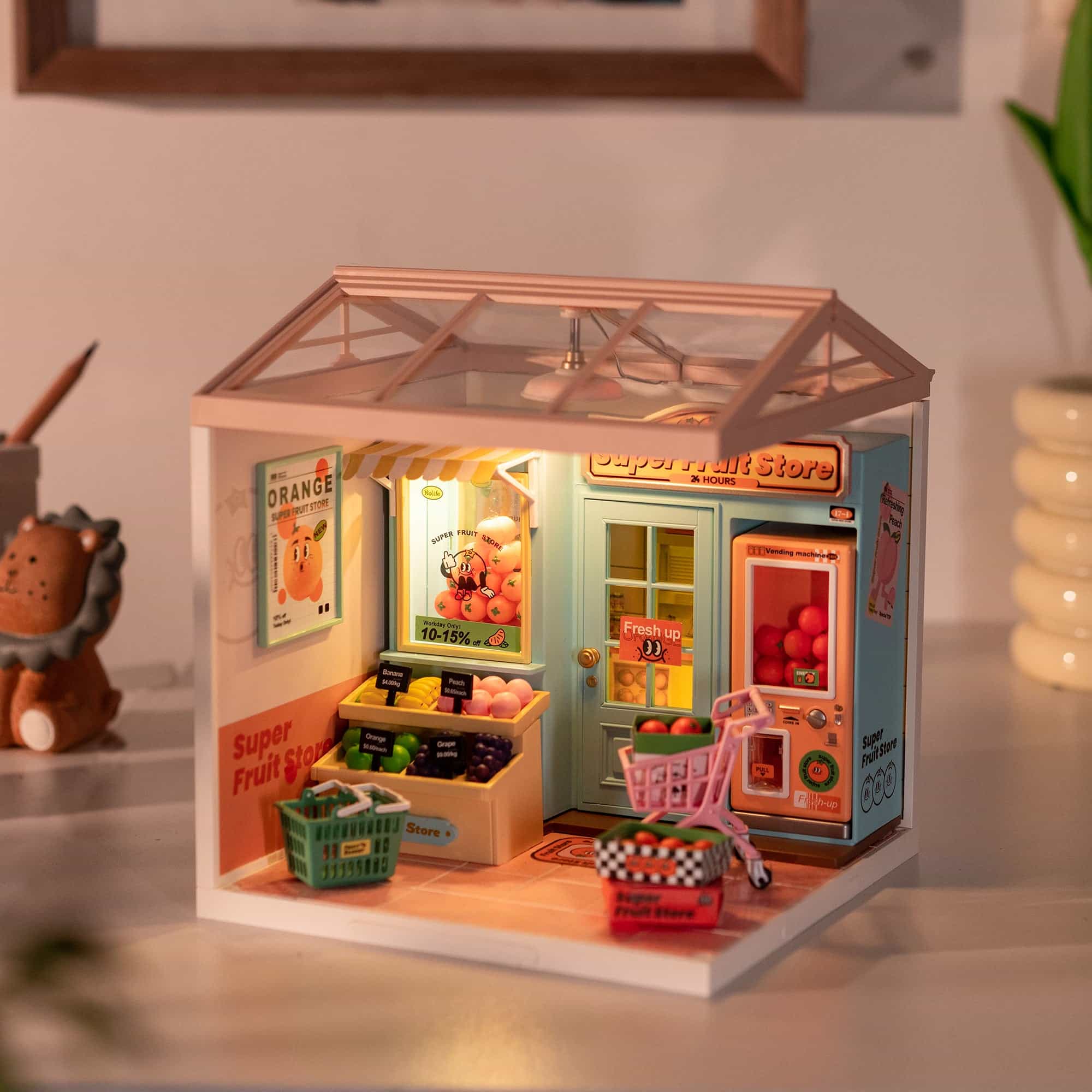 Rolife Super Creator 15 in 1 DIY Miniature House