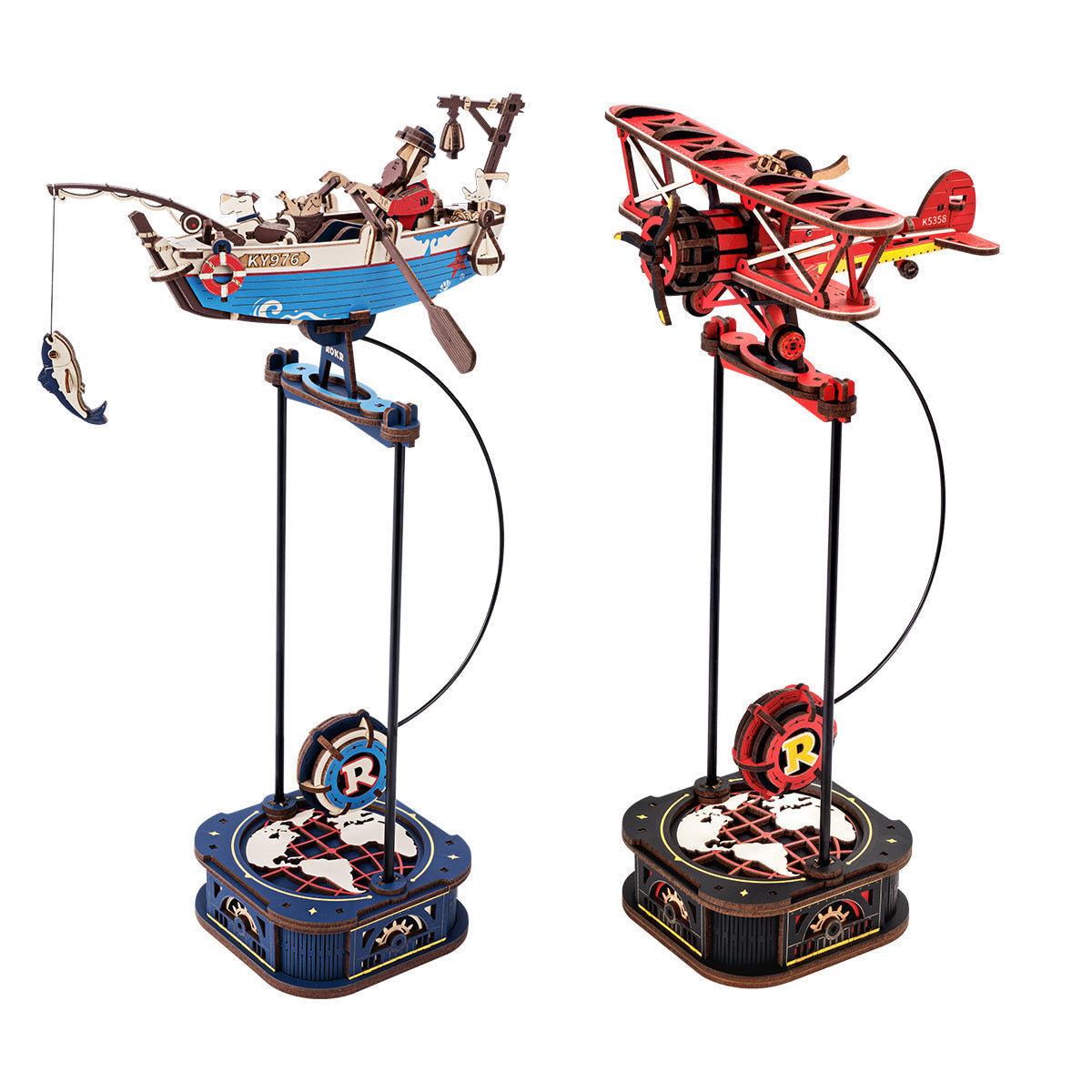 ROKR Ocean Fisher Pendulum Balance Toy 3D Puzzle MCD02