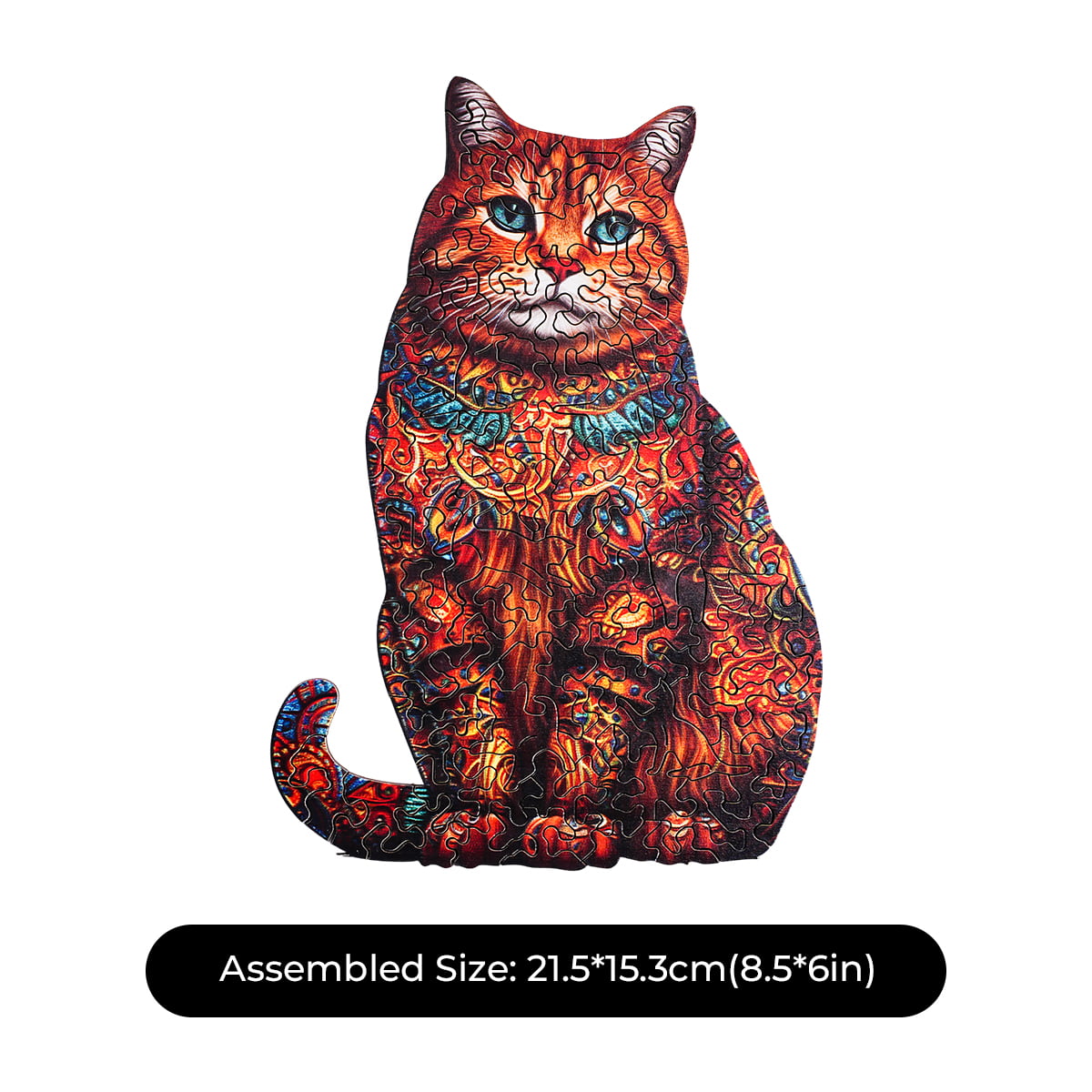 Puzzle en bois Chat exotique ROBOTIME