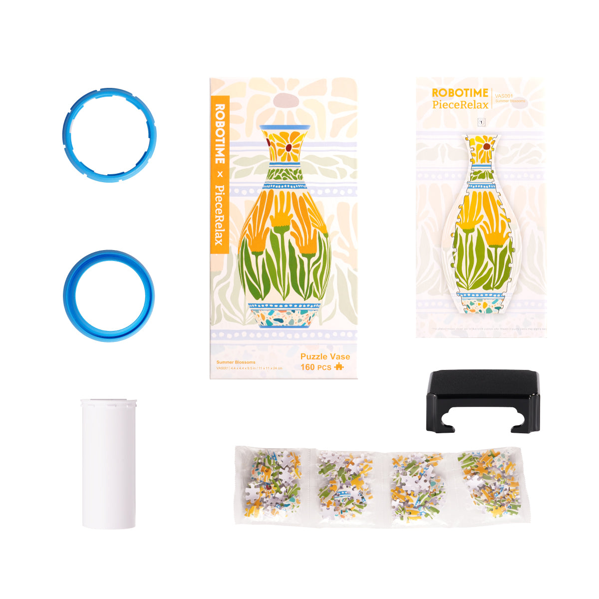 Robotime Puzzel Vaas Zomerbloesem Zonsondergang Mozaïek VAS001