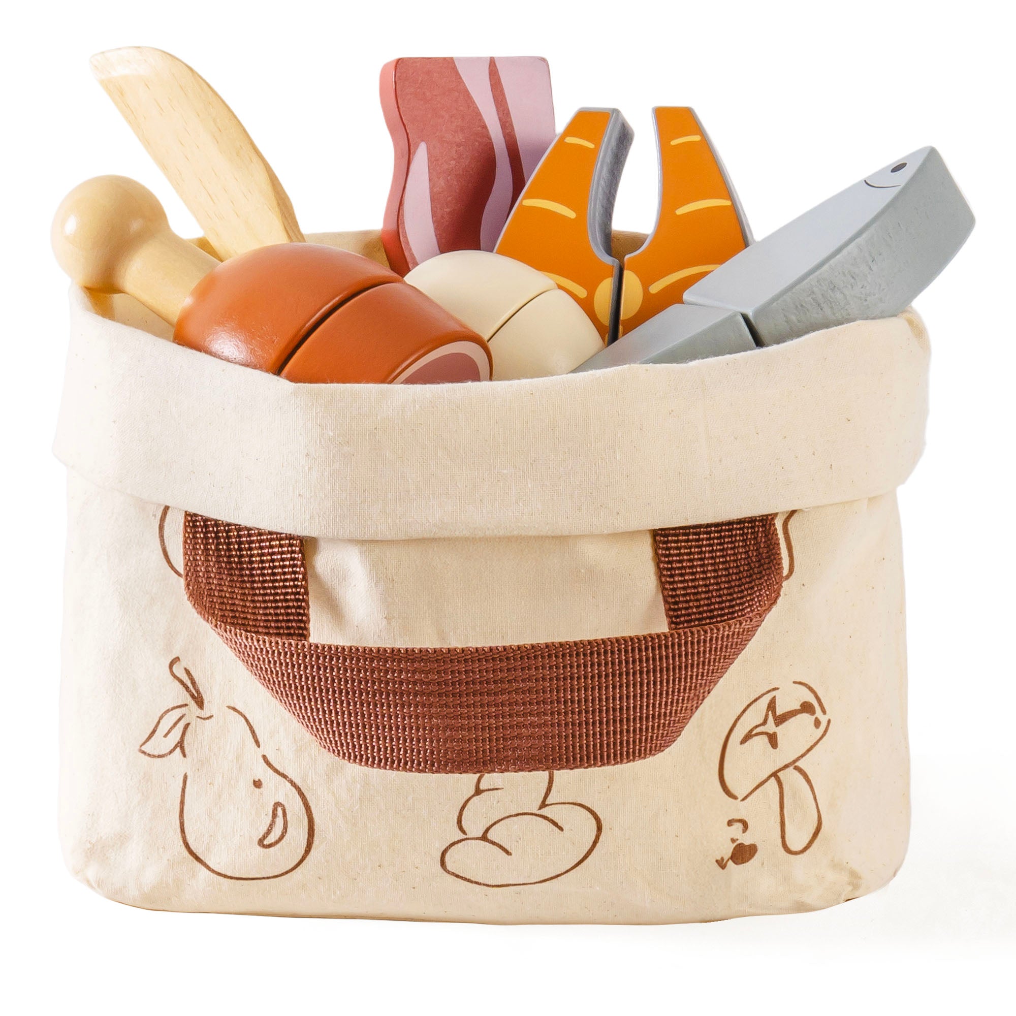 ROBUD Wooden Childs Play Food Set - Meat