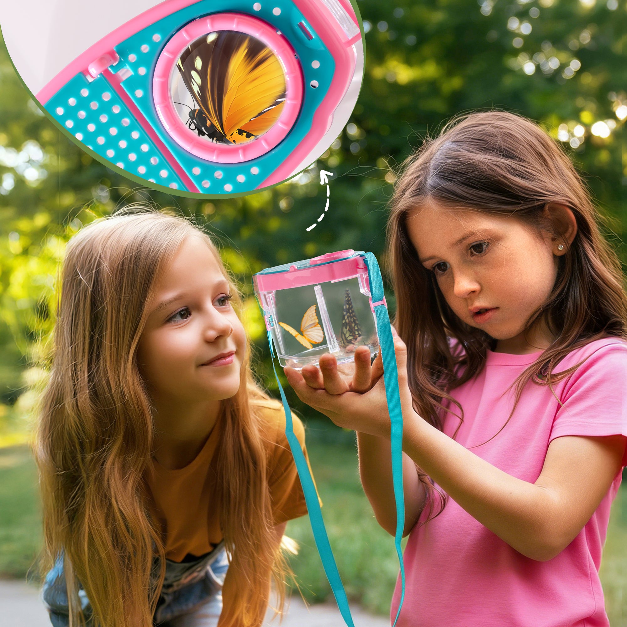 ROBUD Dual Kids Outdoor Explorer Kit - Pink & Green