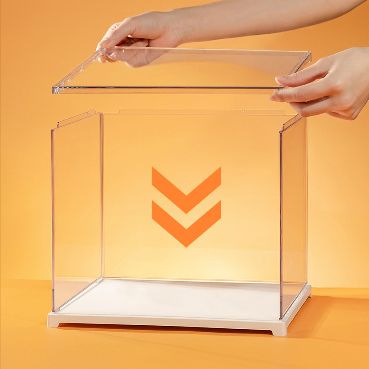 Rolife Acryl-Displaybox, Querformat, Größe S, DF04L