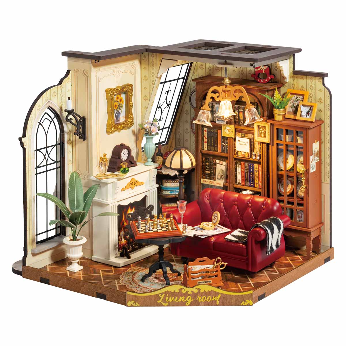 ROBOTIME Catherine’s Living Room DIY Miniature House ROBOTIME Catherine’s Living Room DIY Miniature House