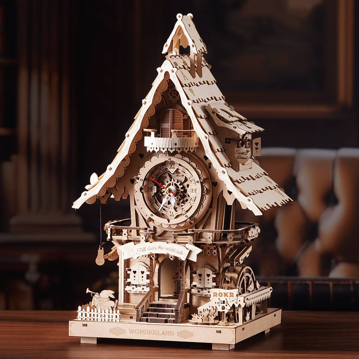 ROKR Cuckoo Clock Mechanical 3D Wooden Puzzle