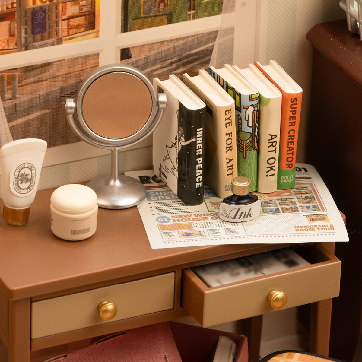 Rolife Sweet Dream Bedroom DIY Miniature House DW009