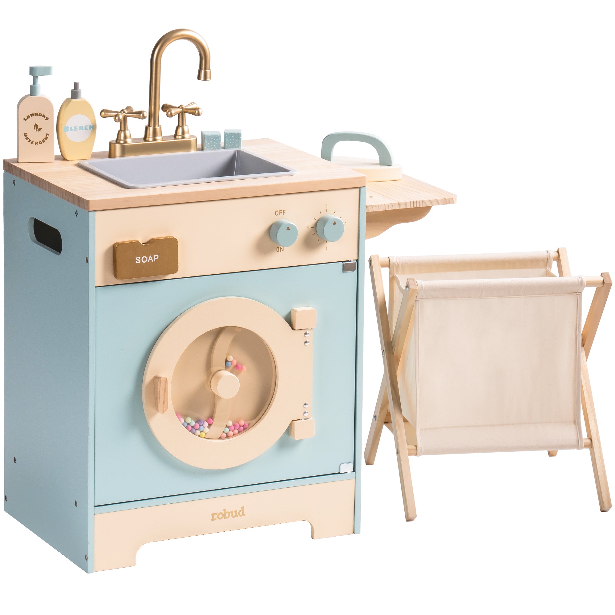 Robud Wooden Laundry Playset