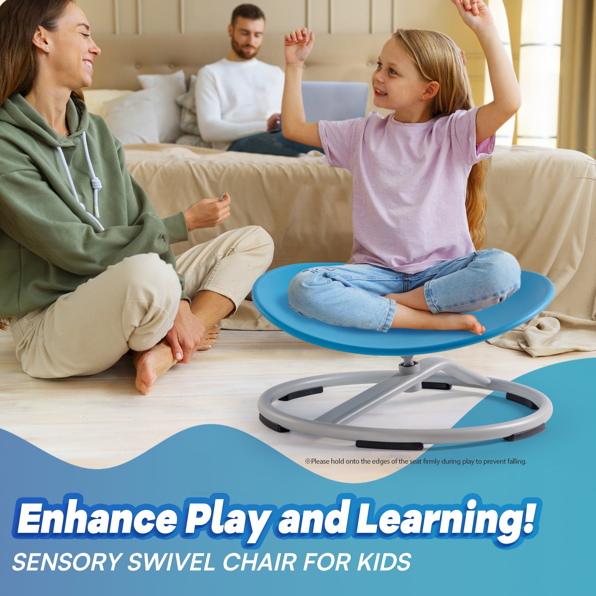 ROBUD Kids Sensory Swivel Chair