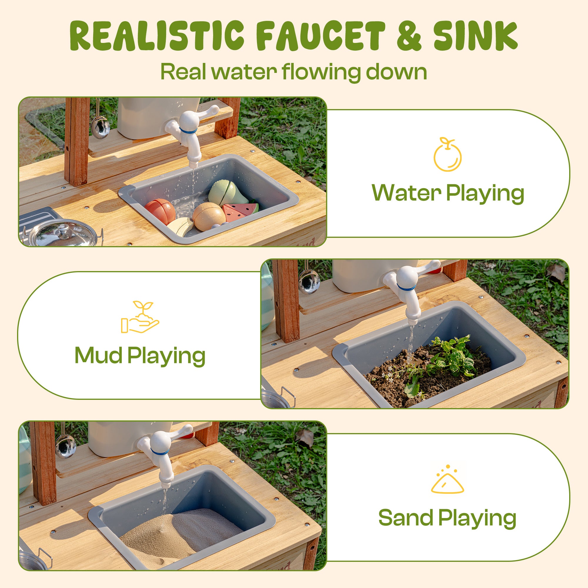 Robud Outdoor Kitchen - Caramel