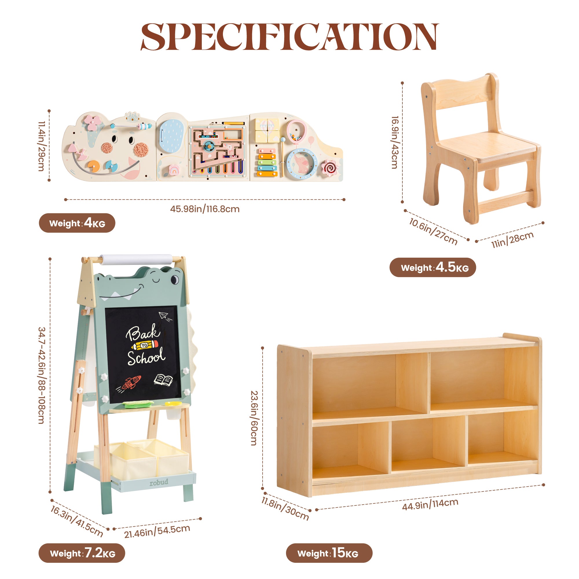 ROBUD Little Moments - A Corner of Childhood Play Set