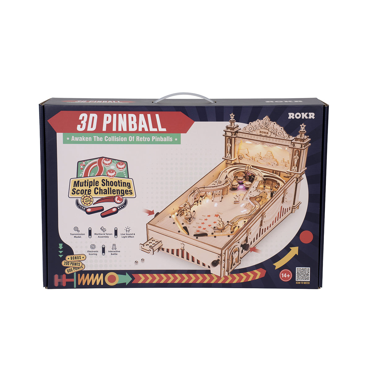 Puzzle en bois 3D Flipper ROKR EG01