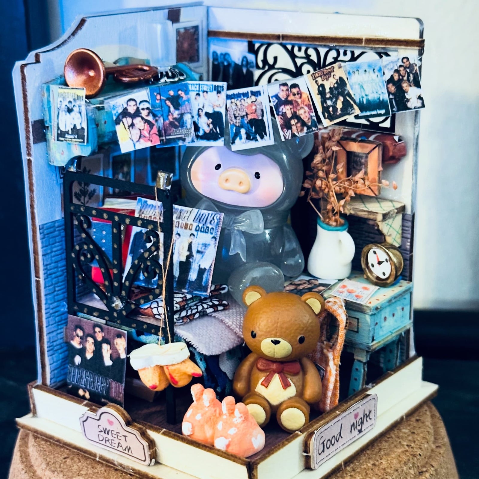 BSB-fan in haar slaapkamer