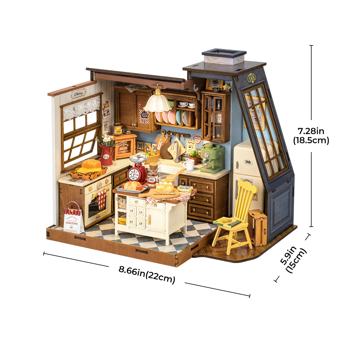 Rolife Baking Kitchen DIY Miniature House DG172