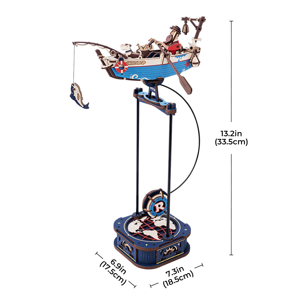 ROKR Ocean Fisher Pendulum Balance Toy 3D Puzzle MCD02