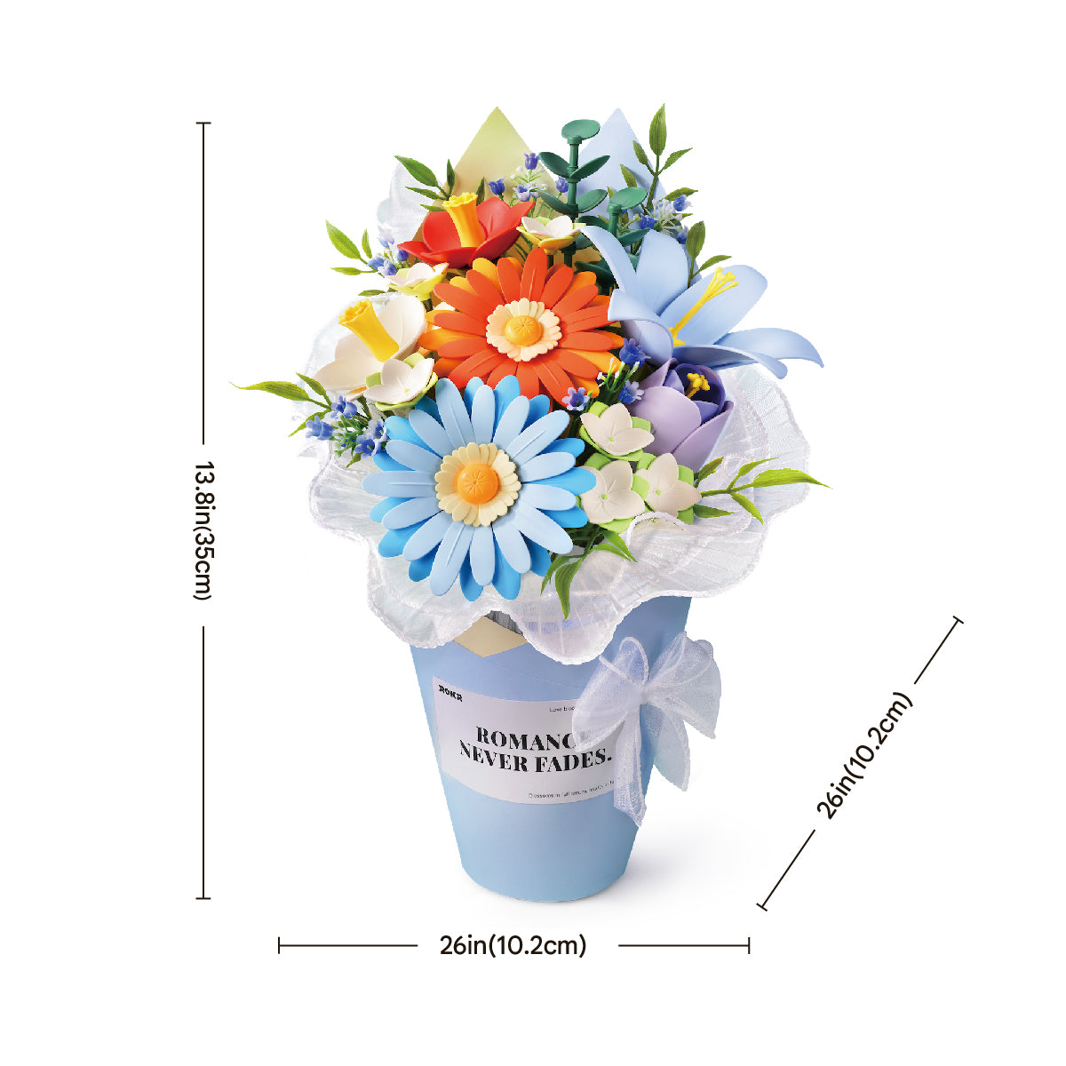 ROKR Twilight Sky Bouquet puzzle 3D floral DIY AF03J