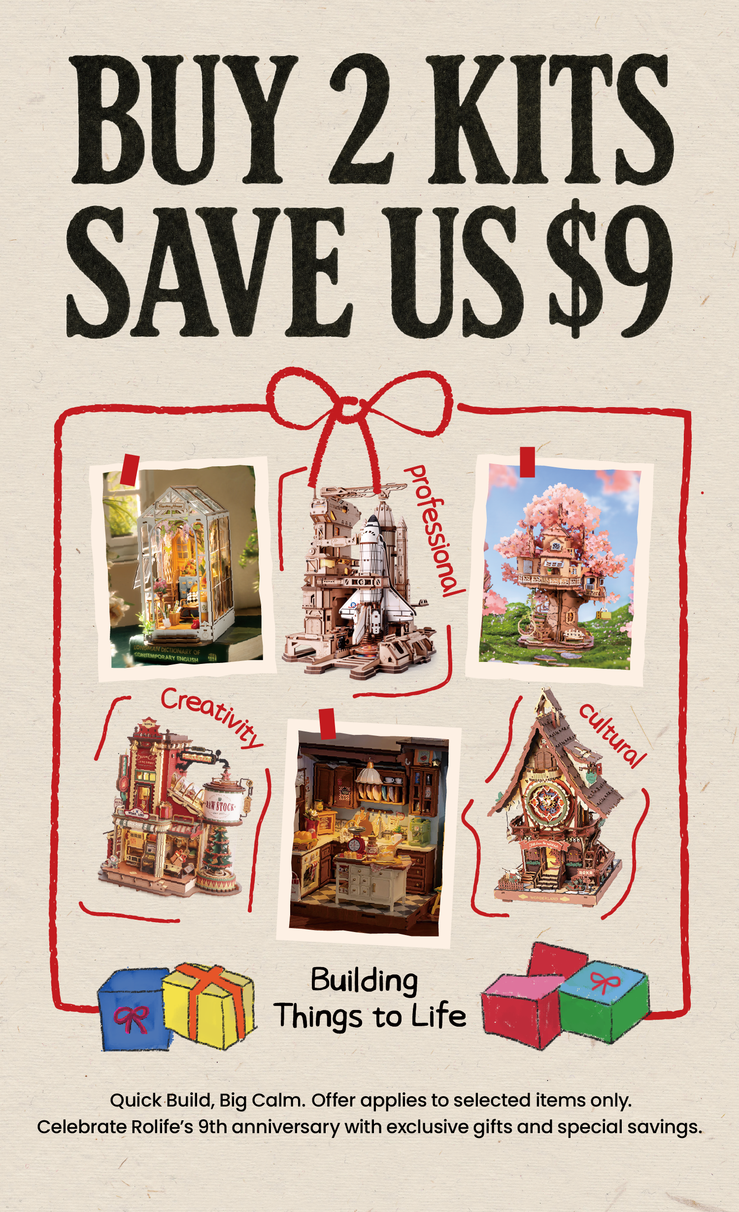 Rolife anniversary buy two kits save nine dollars offer