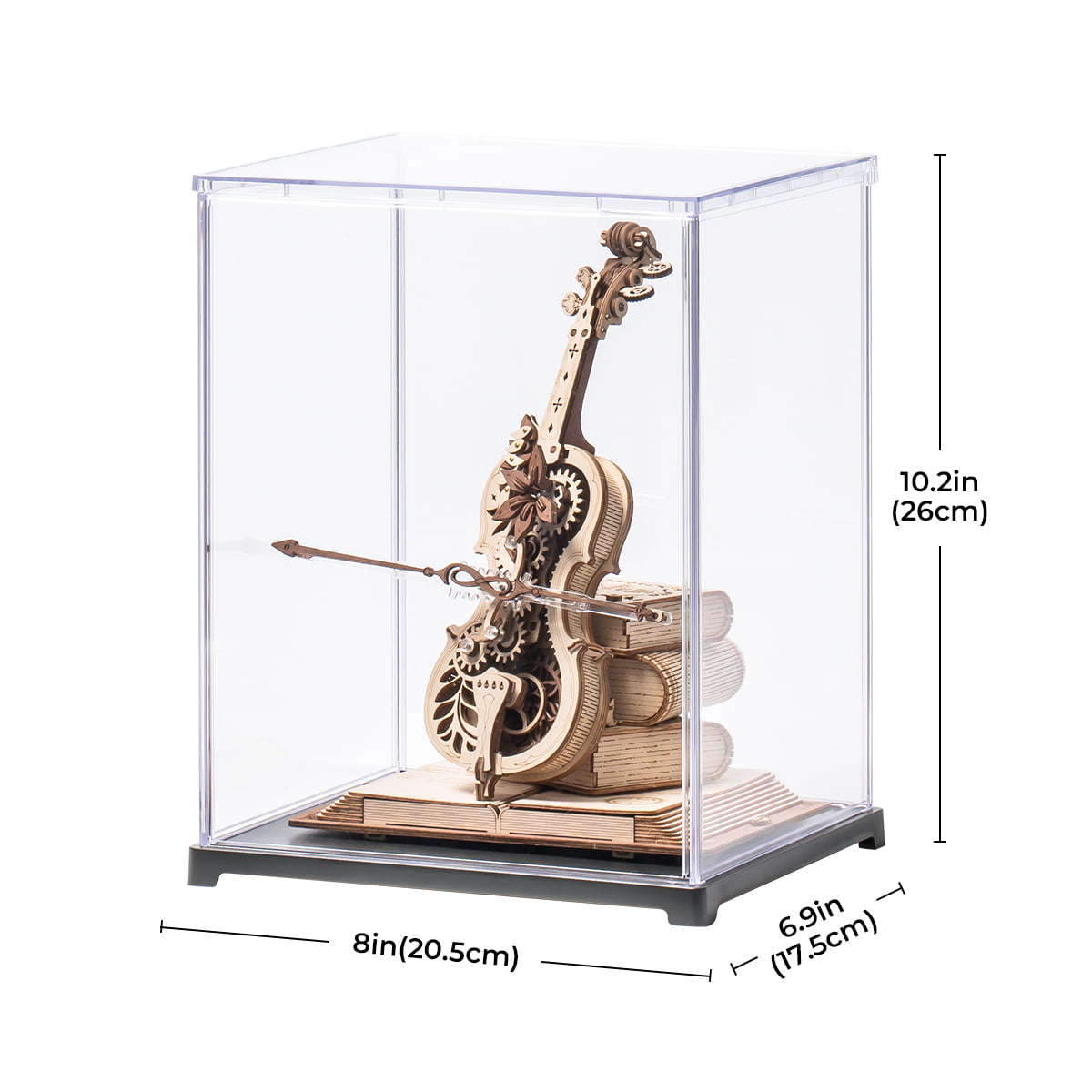 ROKR Magic Cello Mechanische Muziekdoos 3D Houten Puzzel AMK63