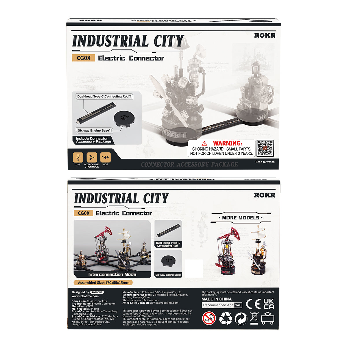ROKR Morse Telegraph Mechanical 3D Puzzle CGM02