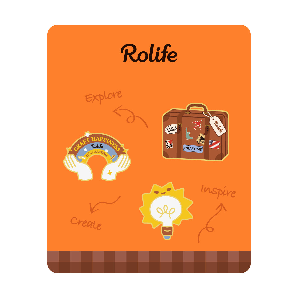 Rolife 9th Anniversary Pin Set (Not for Sale)