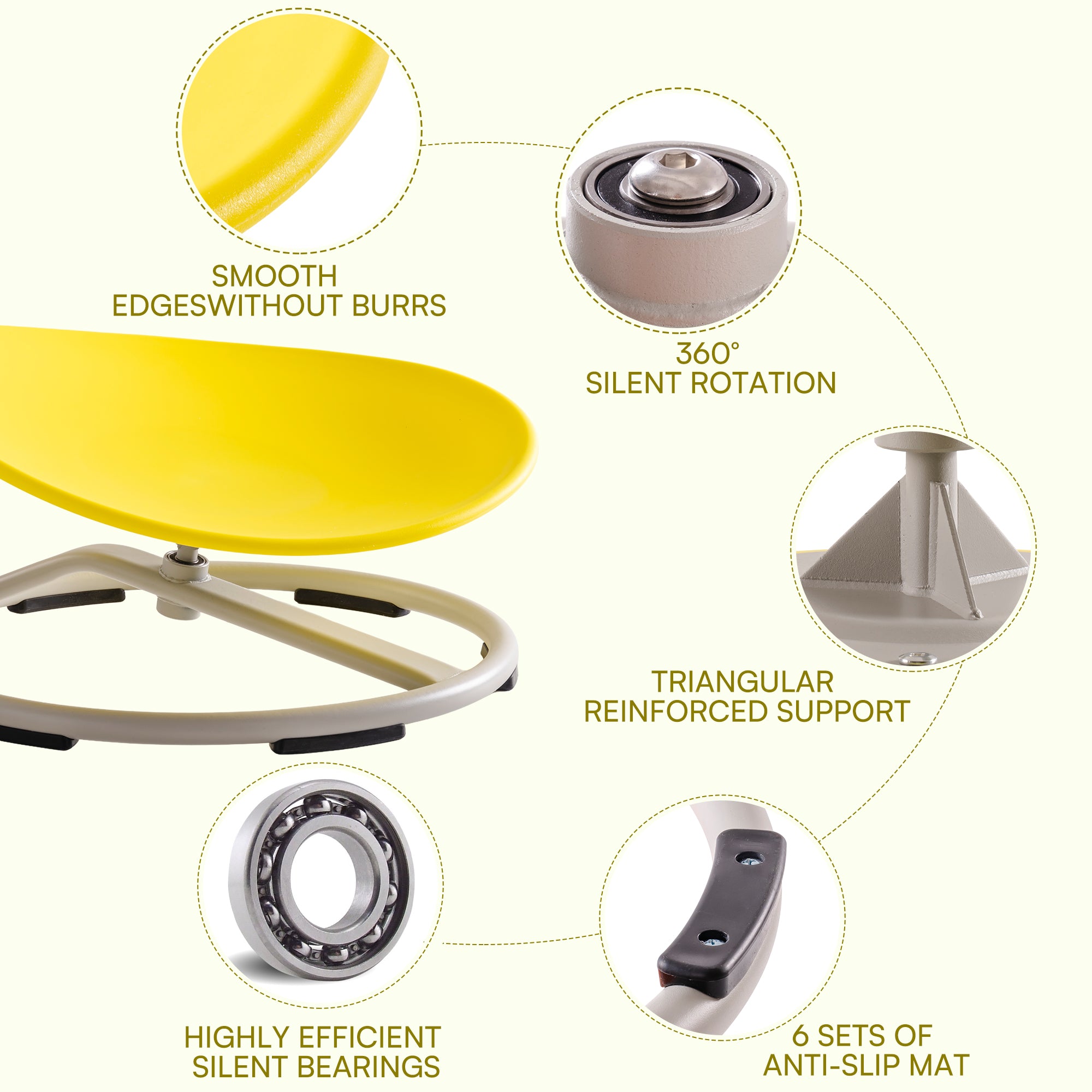 ROBUD Kids Sensory Swivel Chair