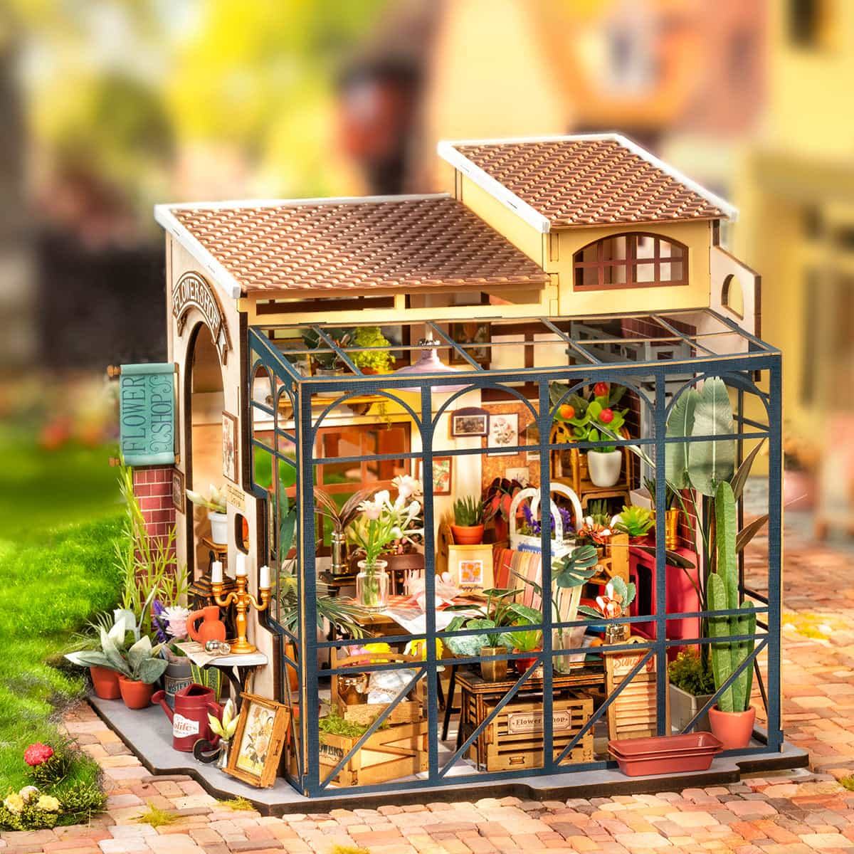 Rolife Emily's Flower Shop Miniature House DG145