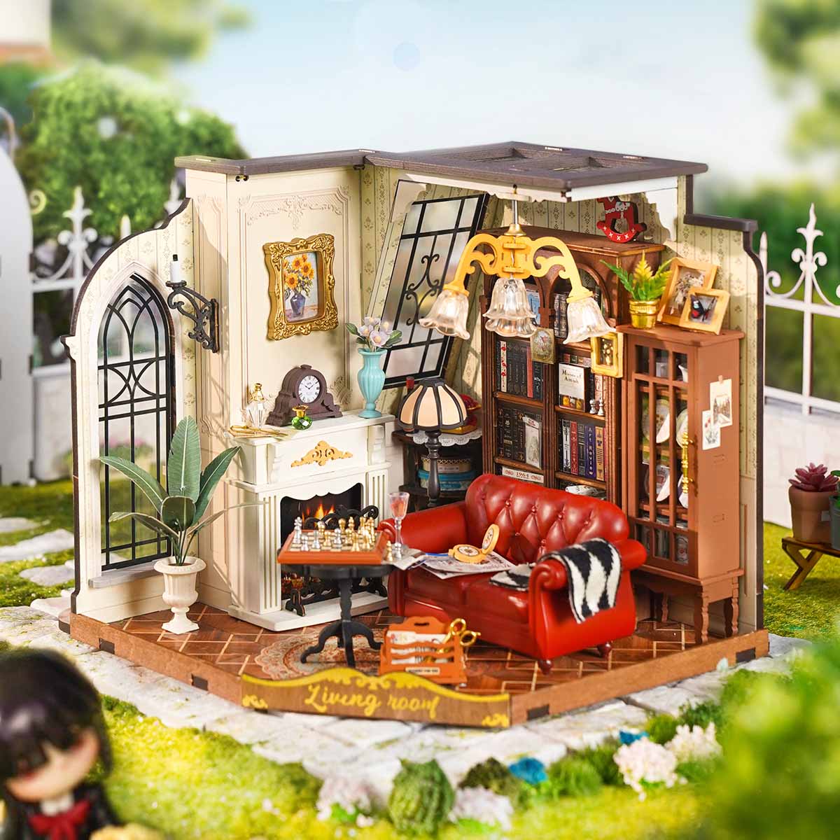 Rolife Catherine's Living Room DIY Miniature House DG175