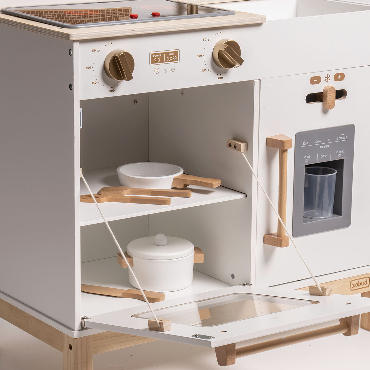 ROBUD Montessori Wooden Play Kitchen