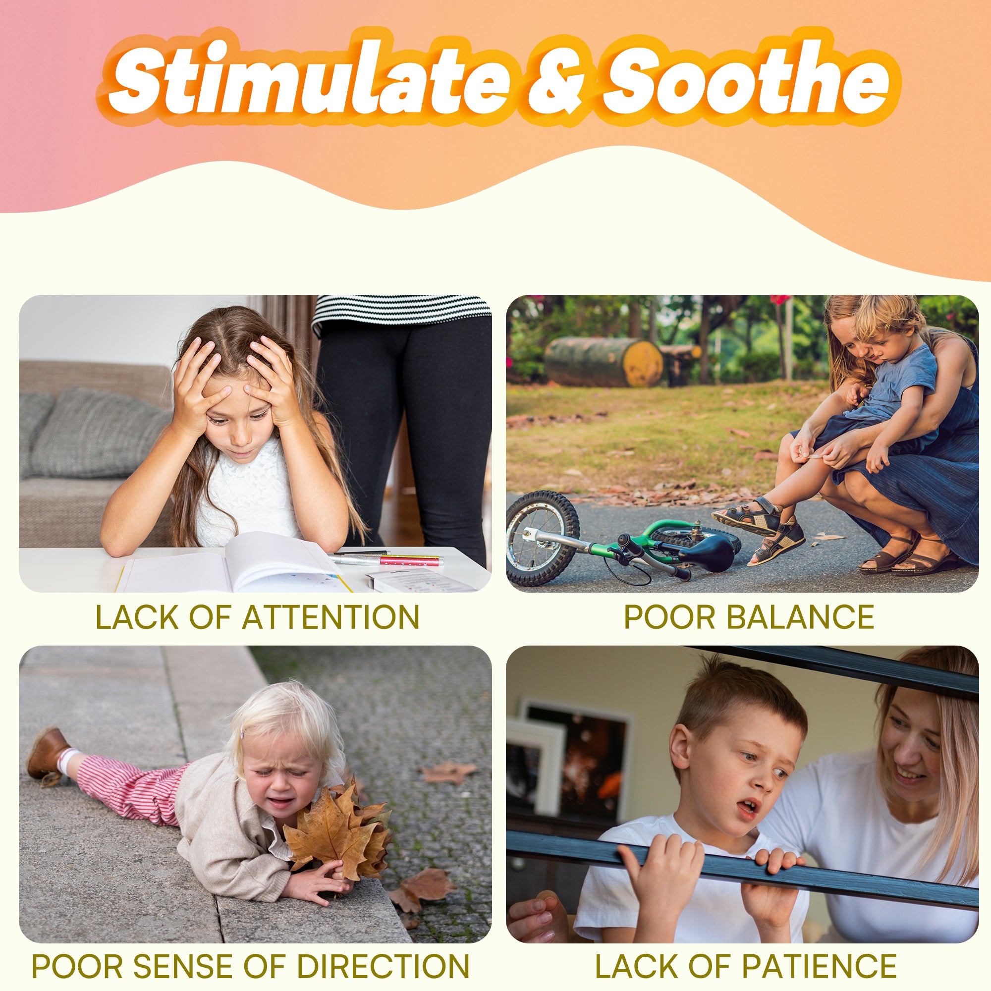 ROBUD Kids Sensory Swivel Chair