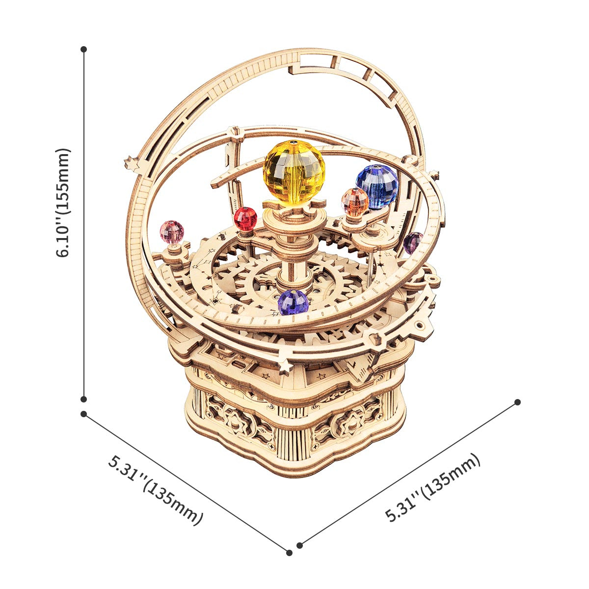 ROKR Starry Night Orrery Mechanische Spieluhr AMK51