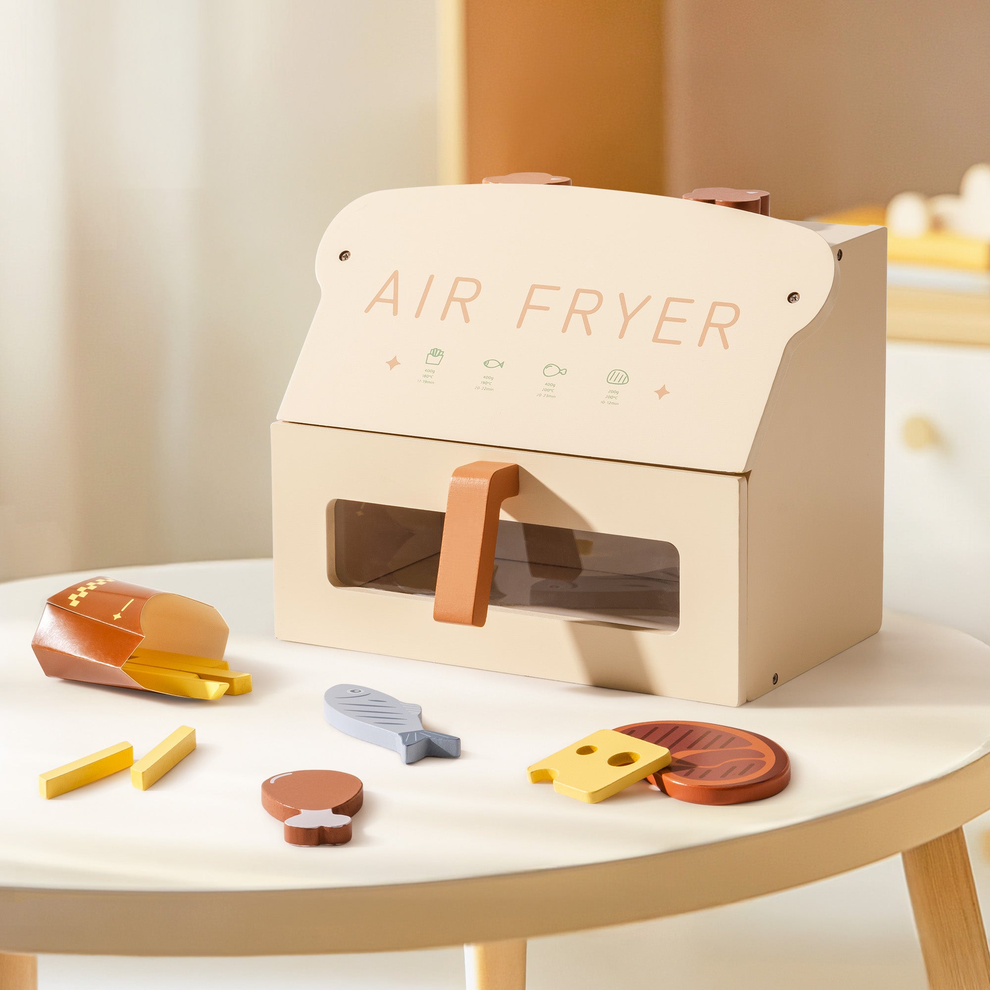 ROBUD Wooden Play Air Fayer Creamy