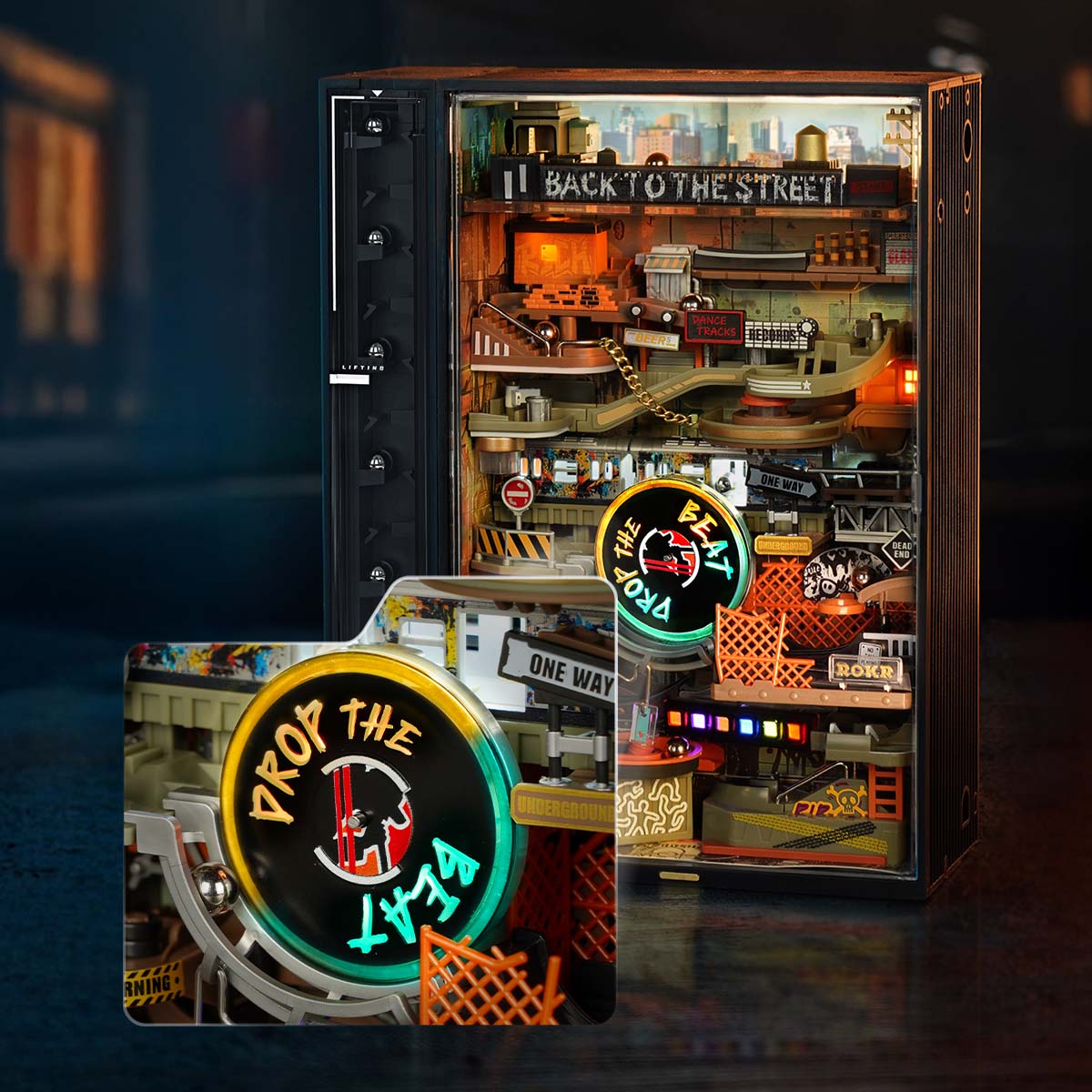 ROKR Hip-Hop Street Marble Run Mechanische 3D-puzzel MR03S