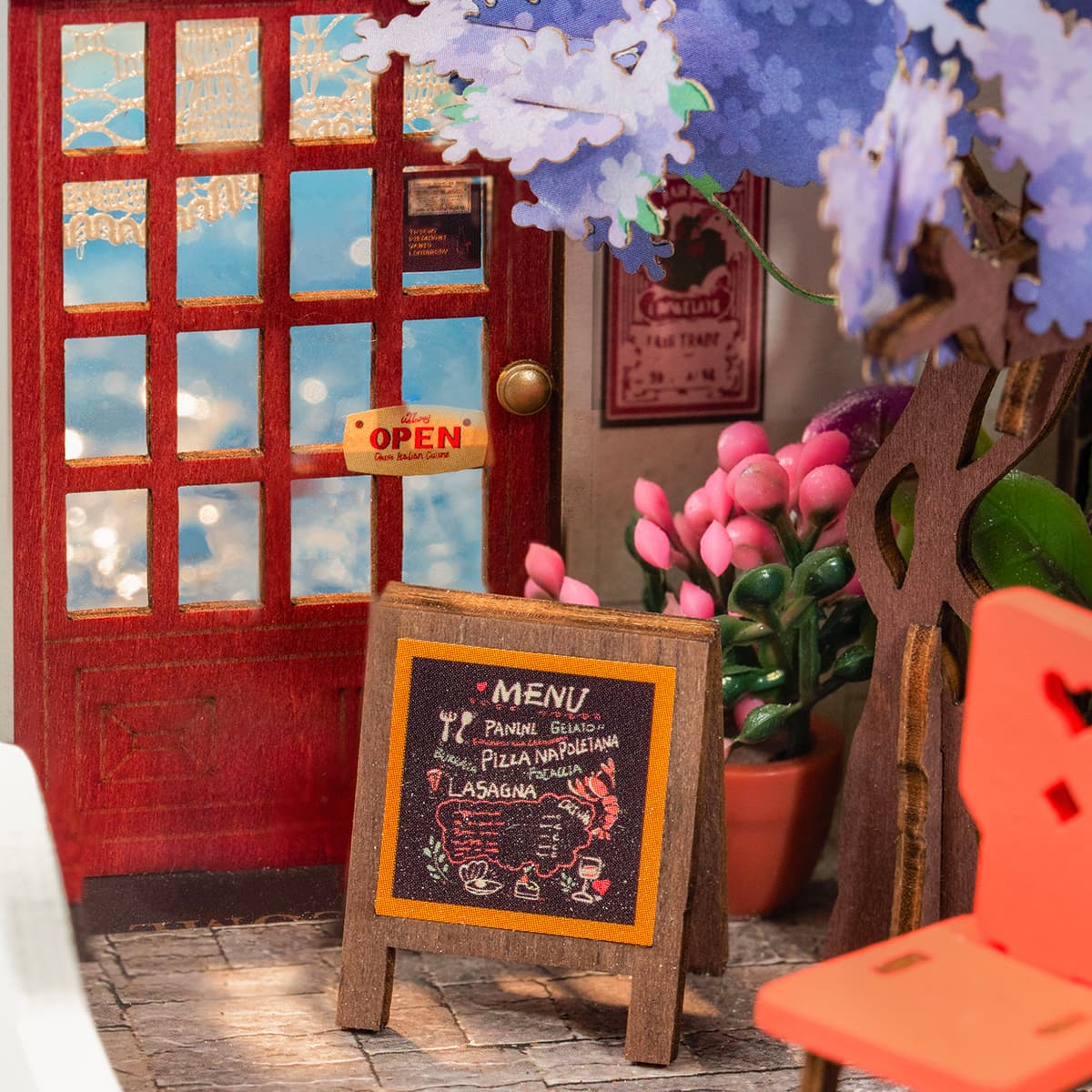 Maison miniature à faire soi-même du restaurant Rolife Sea Holiday DS039