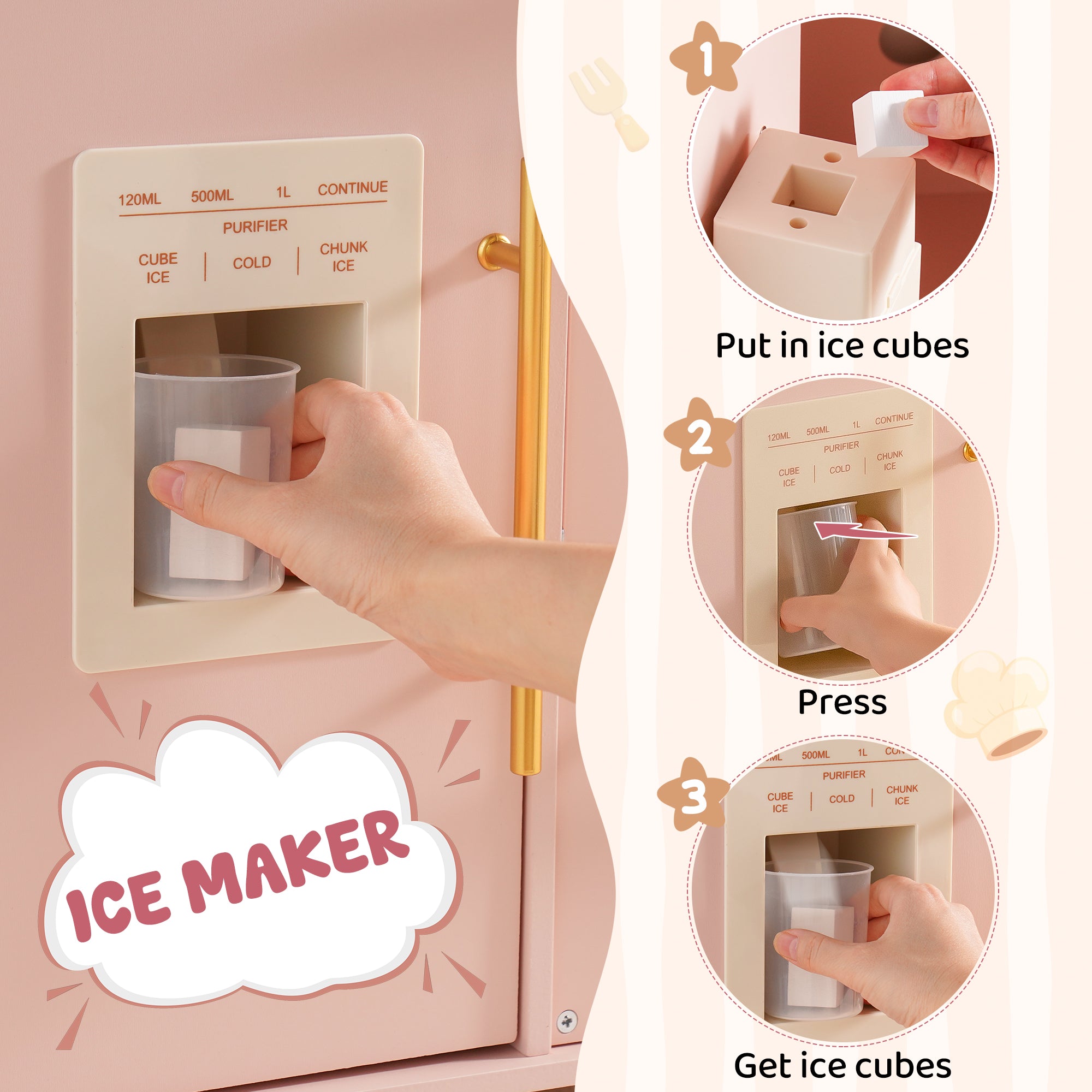 ROBUD Pink Baking Kitchen