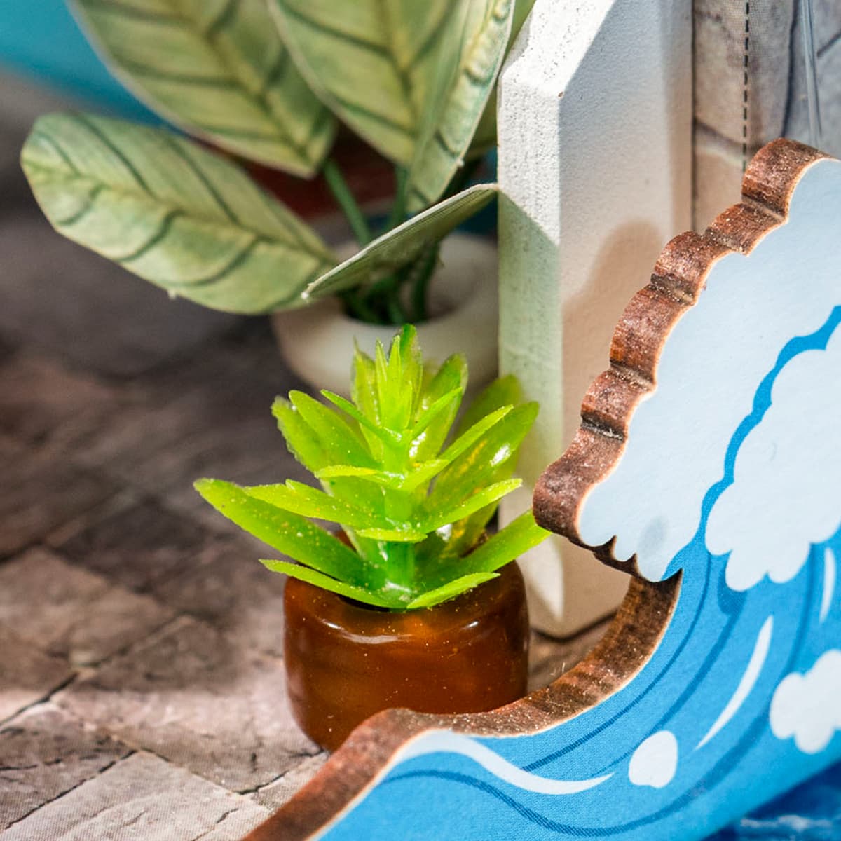 Maison miniature à faire soi-même du restaurant Rolife Sea Holiday DS039