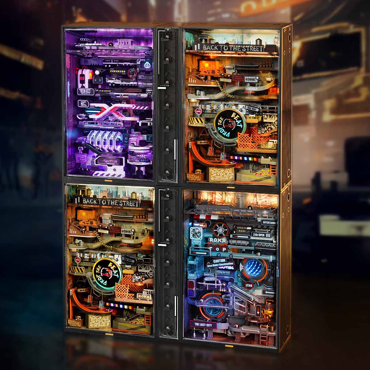 ROKR Hip-Hop Street Marble Run Mechanische 3D-puzzel MR03S