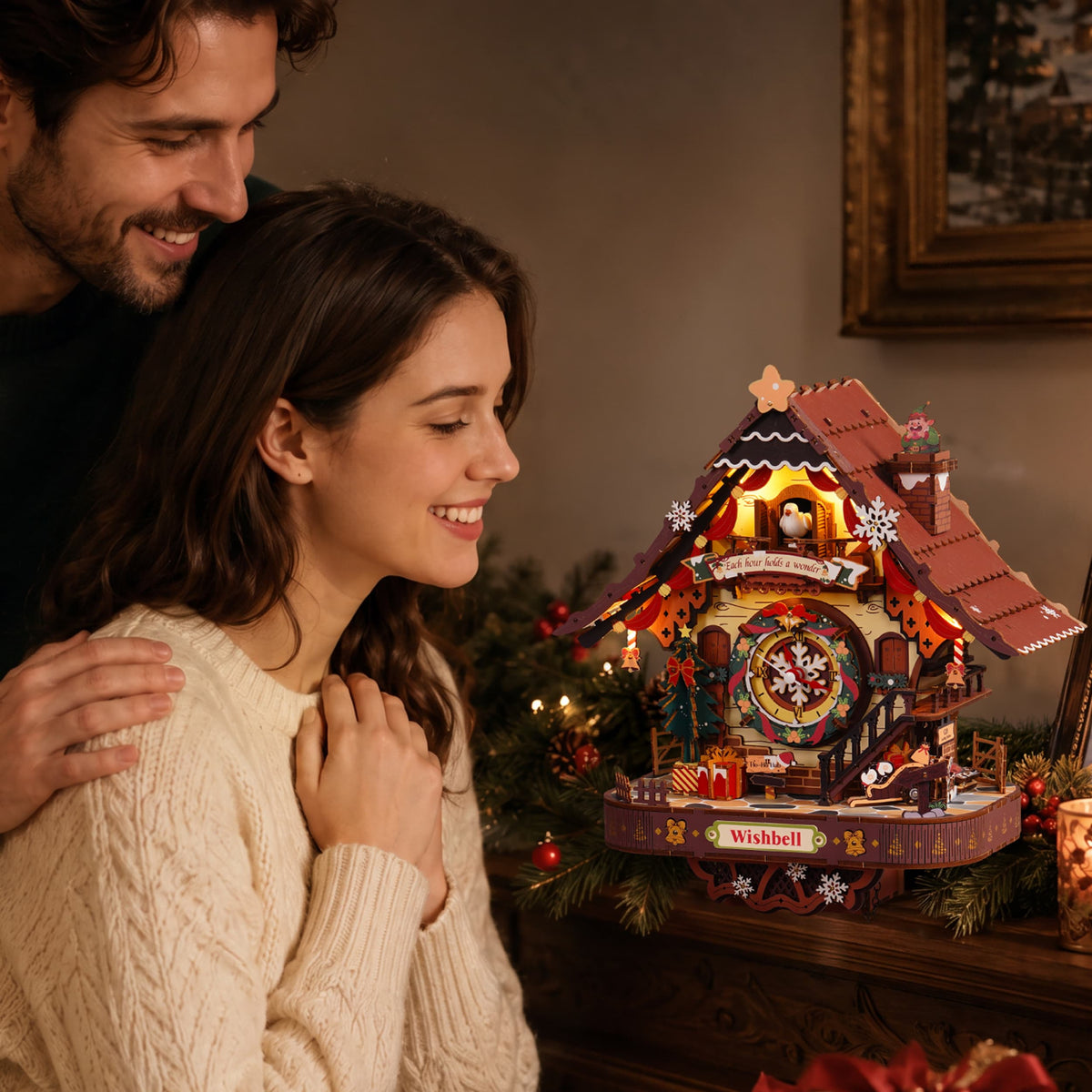 Christmas Cuckoo Clock alternate main product image 5 for SKU LCB01