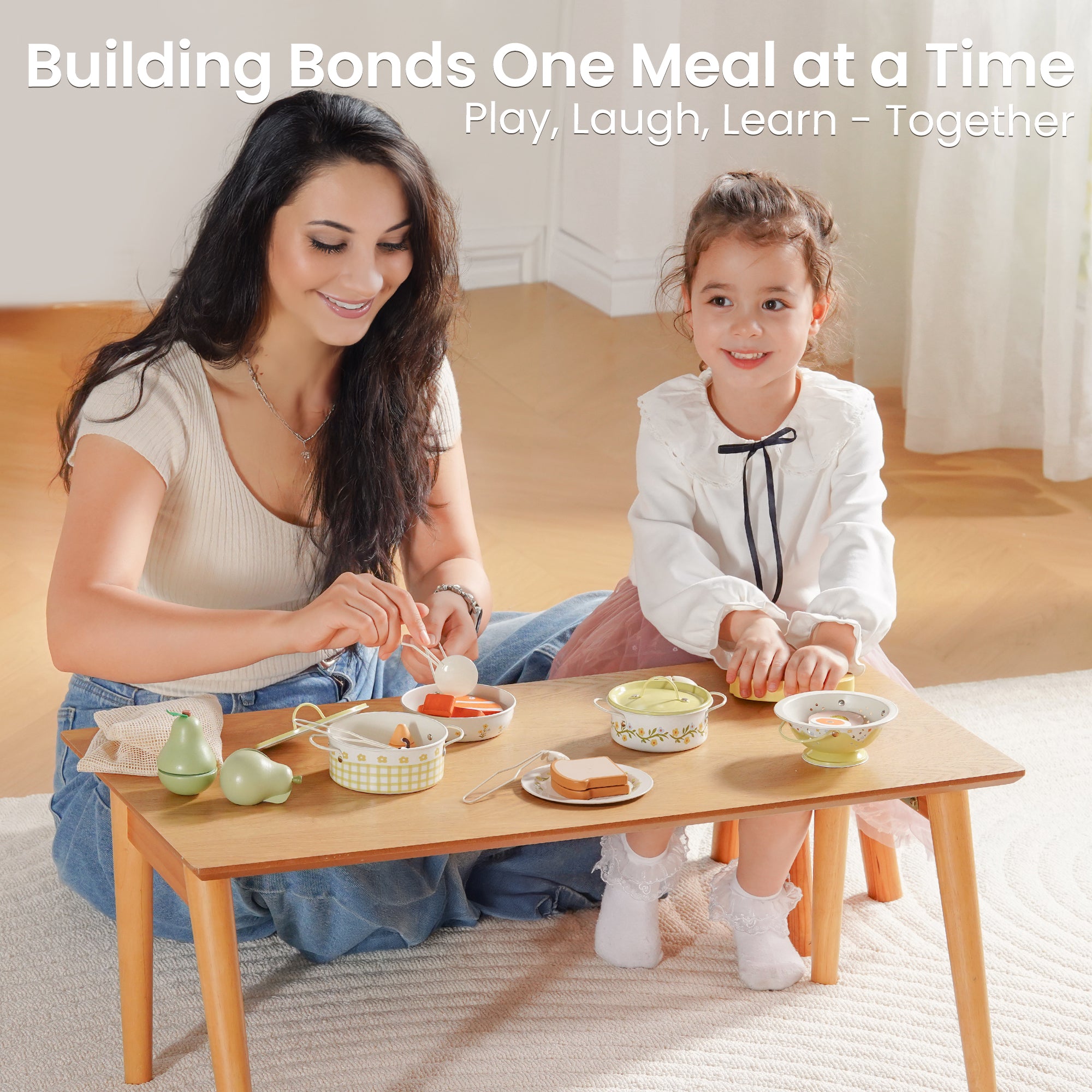 ROBUD Tinplate Pretend Cooking Utensils