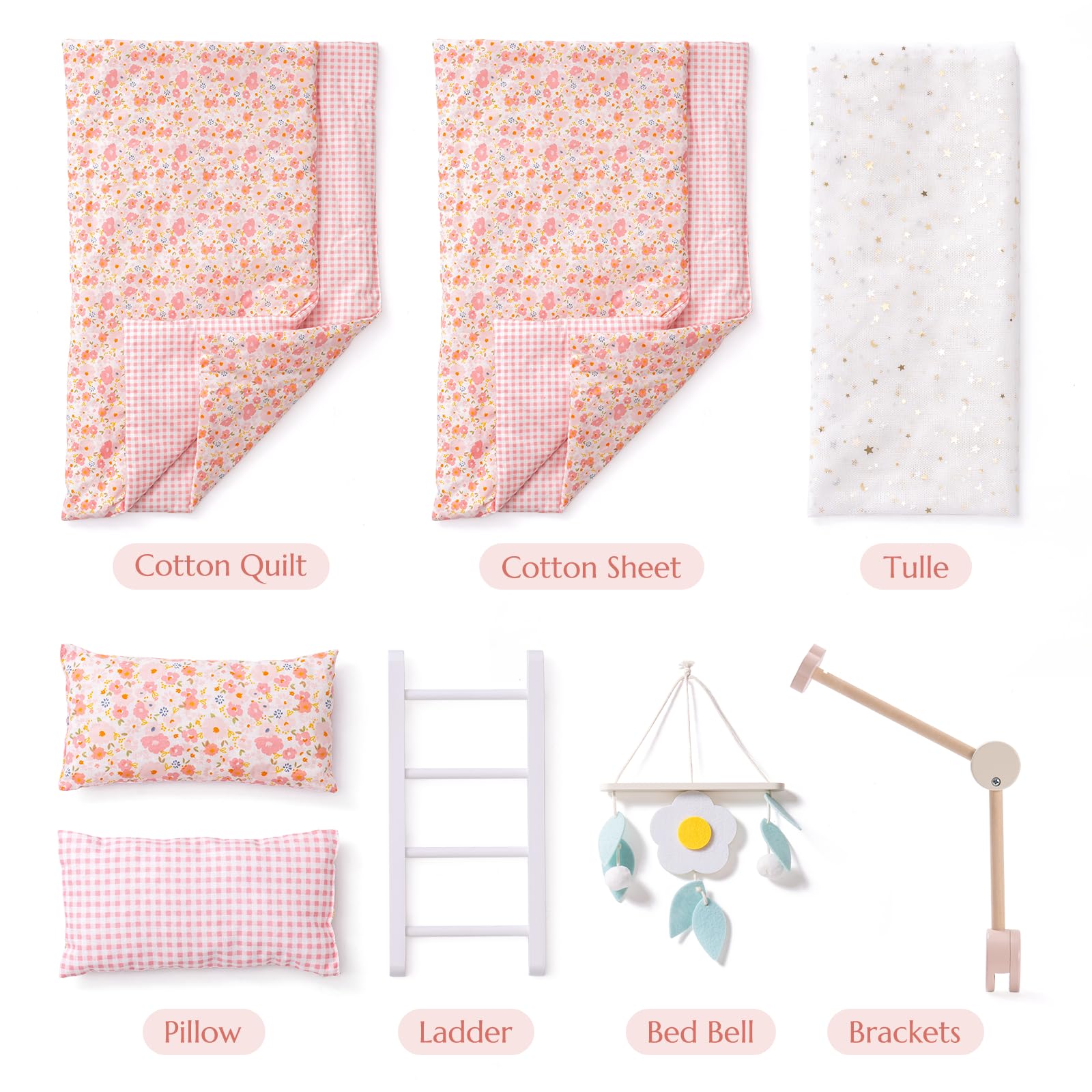 ROBUD Wooden Princess Toy House Series